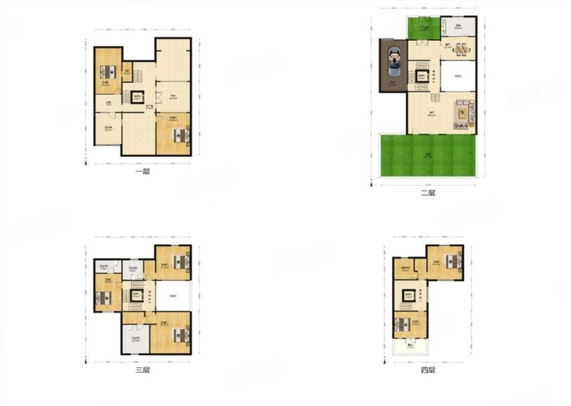 御江南393平双拼大院子房东急售豪华装修拎包入住钥匙看房方便