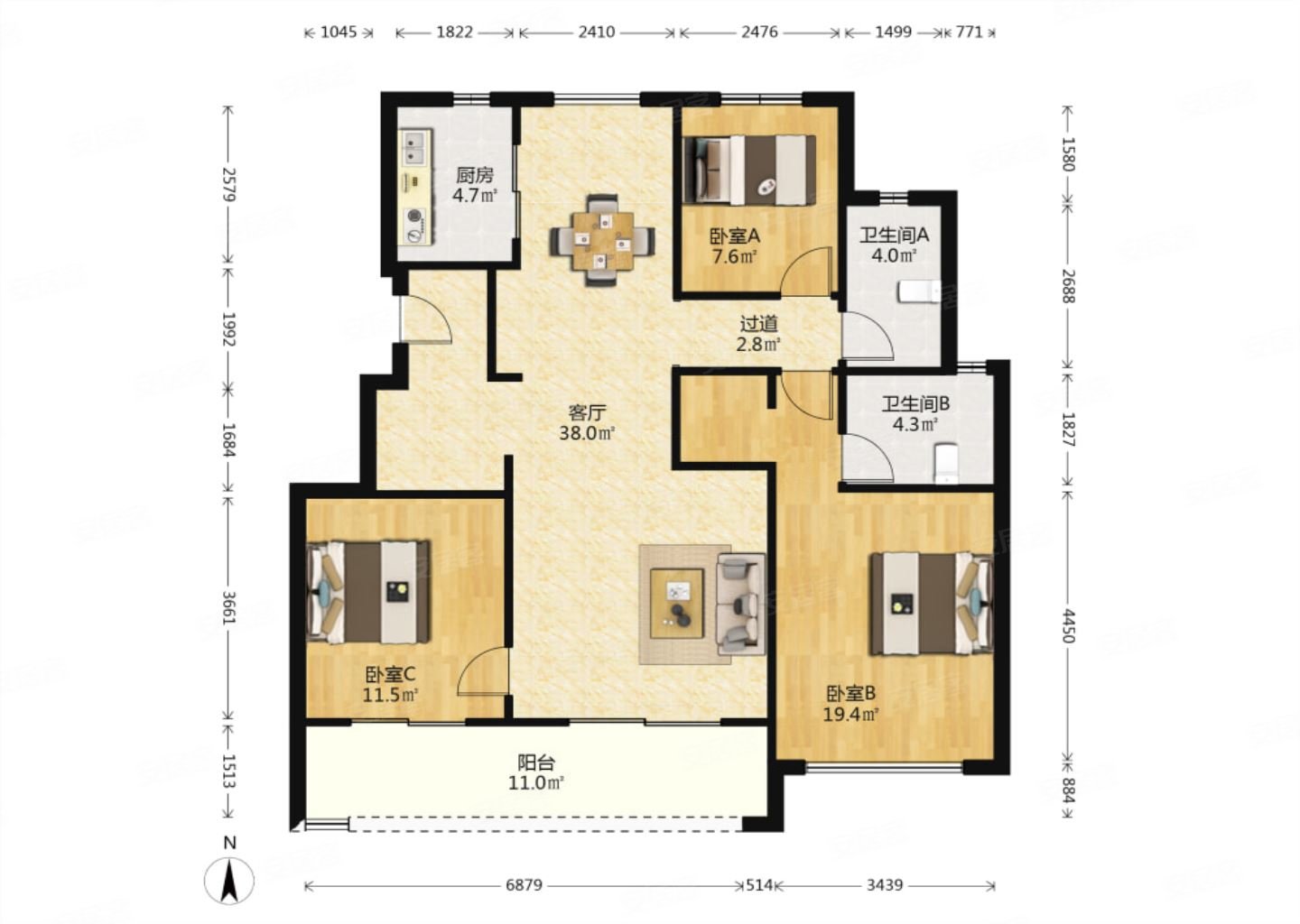 地铁万科天空之城公寓住宅