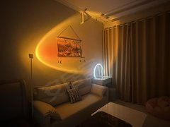 银川兴庆丽景街绿地21城C区  带投影仪  拎包入住 可月付出租房源真实图片