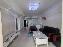 东明东明城区东明市区梦蝶庄园三室两厅一卫,中央空调拎包入住,家具家电齐全出租房源真实图片