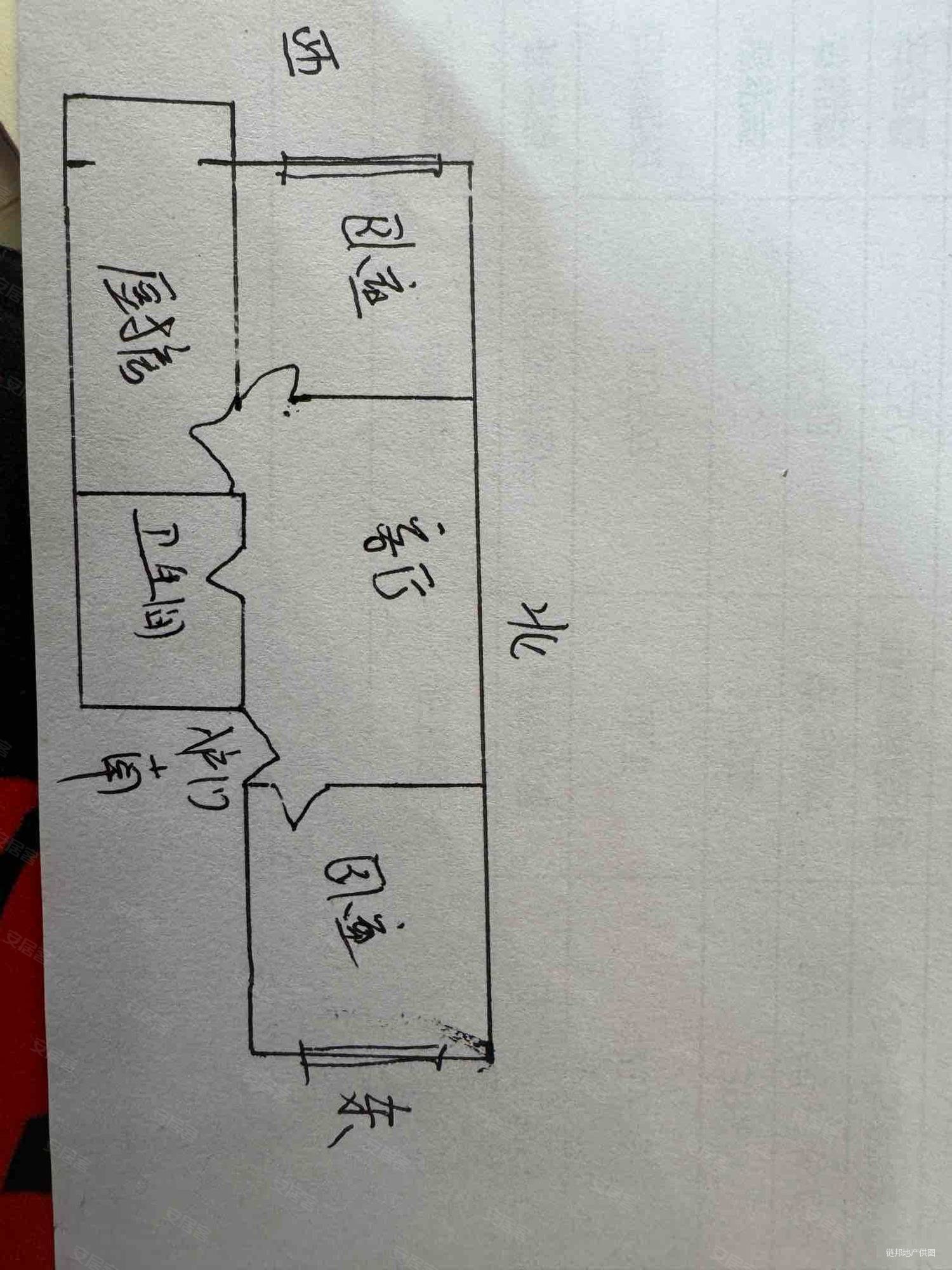 呼得木林大街8号街坊2室1厅1卫68㎡北63万