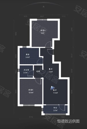 总高八层电梯洋房,无连廊,中间楼层,看房方便有钥匙