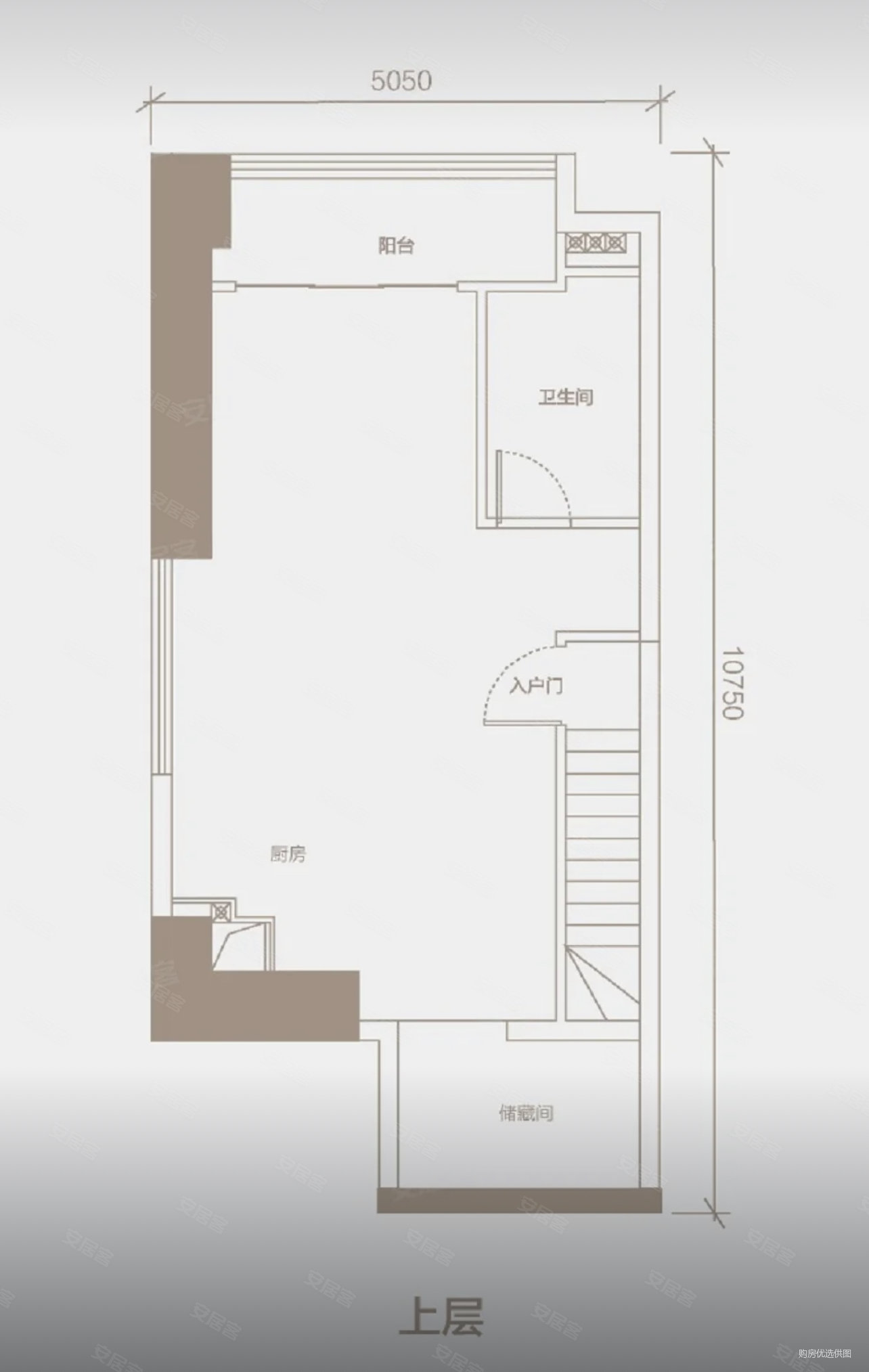 保利和光尘樾(商住楼)2室2厅2卫68.74㎡南56.8万