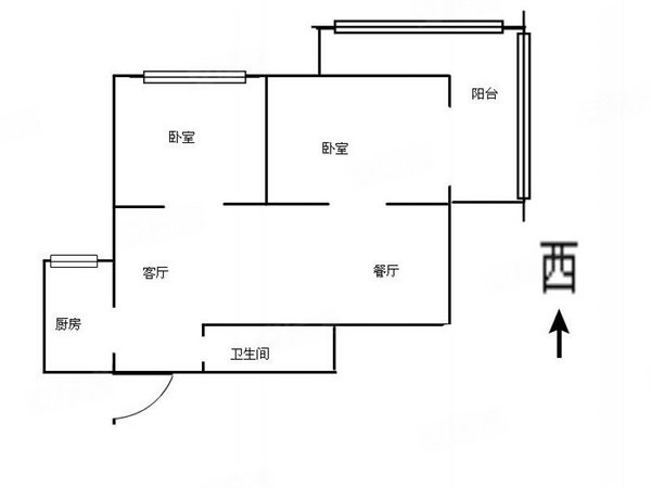 昆明官渡和平村南站新村和平村南站新村综合精装2房 68平随时看房出租