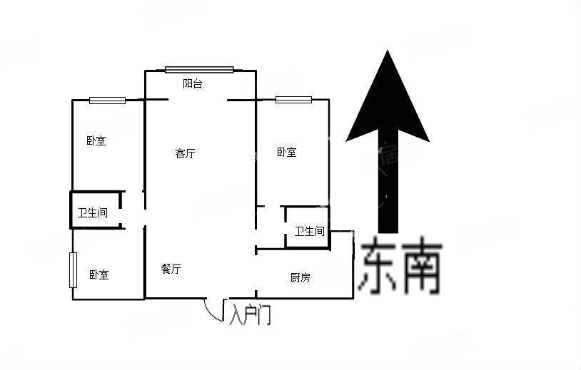 7平,保利玺樾二手房,145万,3室2厅,2卫,92.68平米-昆明安居客