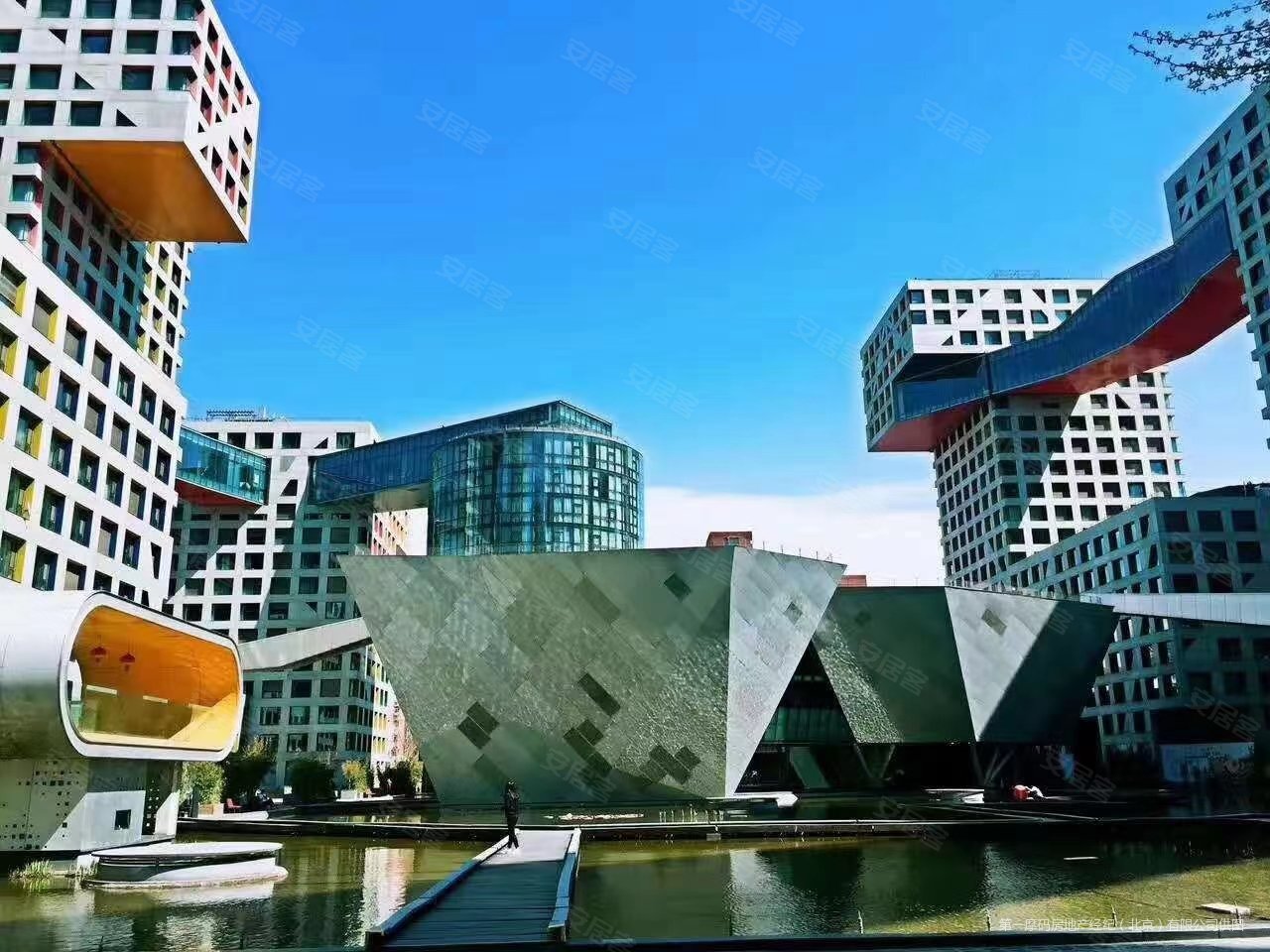 当代moma后排南向高层1居看小区湖景