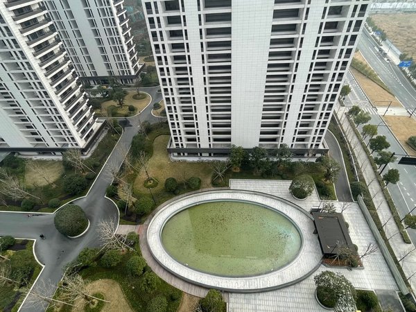 杭州临安临安城区南樾府宝龙广场旁南樾府吴越府新世邸樱花府邸西园带