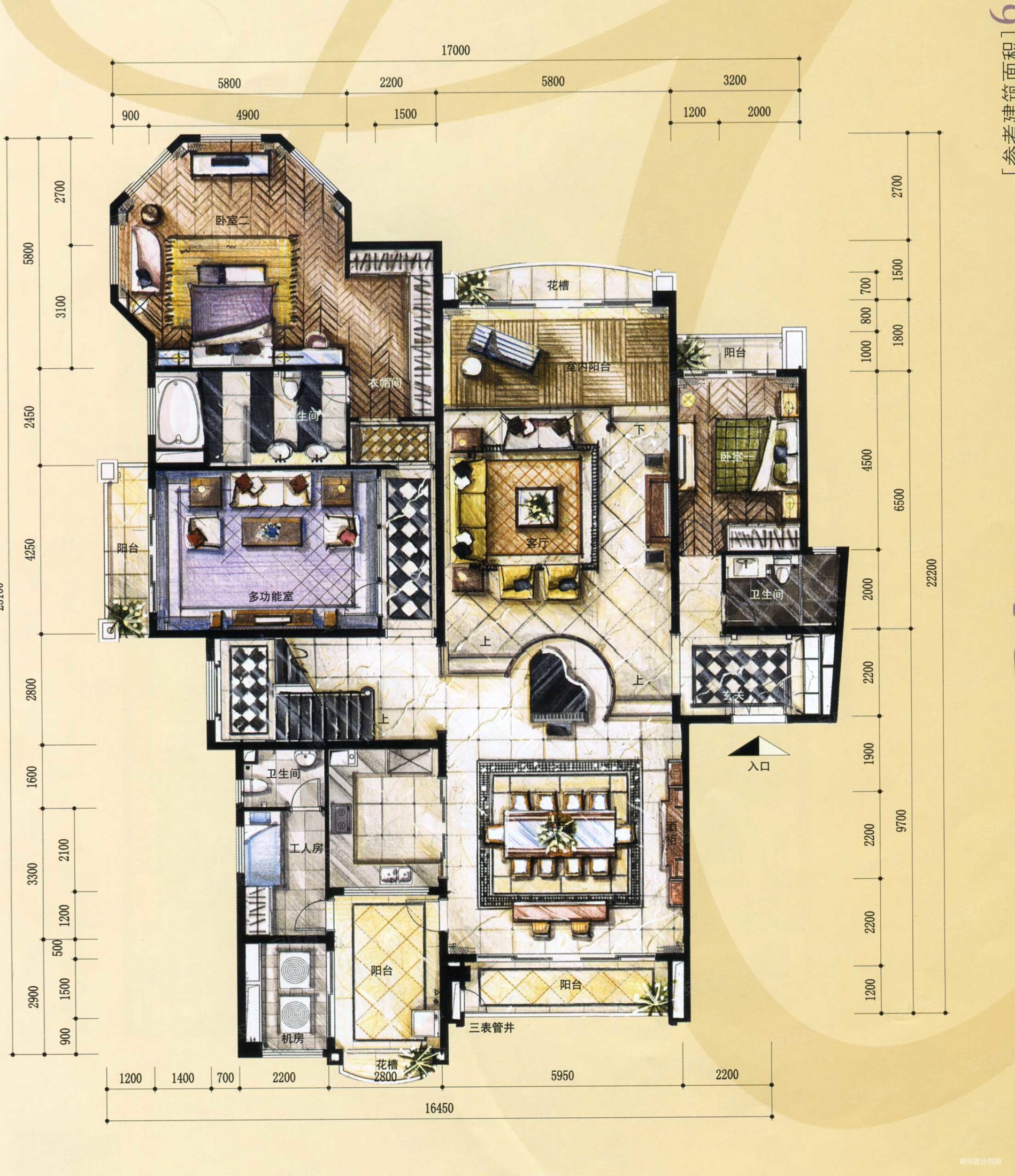 星河湾星座 中空复式 100方花园 适合三代同堂,星河湾四期(星座园)