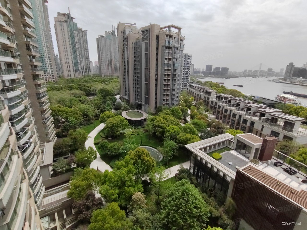 滨江凯旋门!高区一线江景,小区只此一套,送车位,税费各付