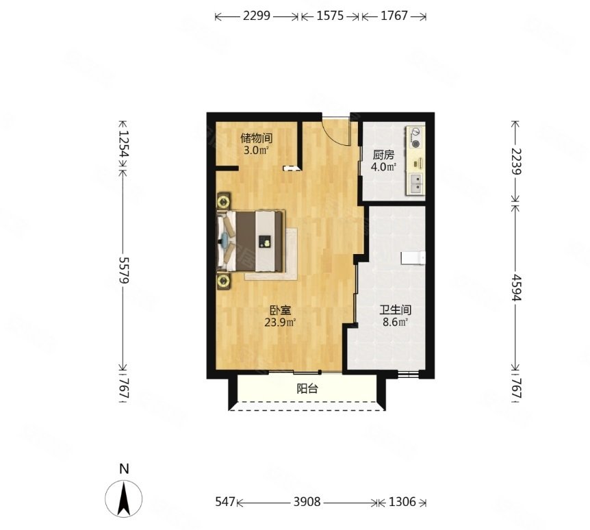 月亮河城堡公寓