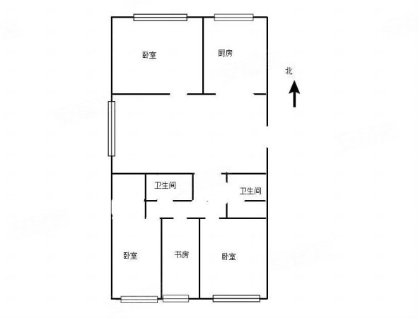 君之家园4室3厅1卫199㎡南65.8万