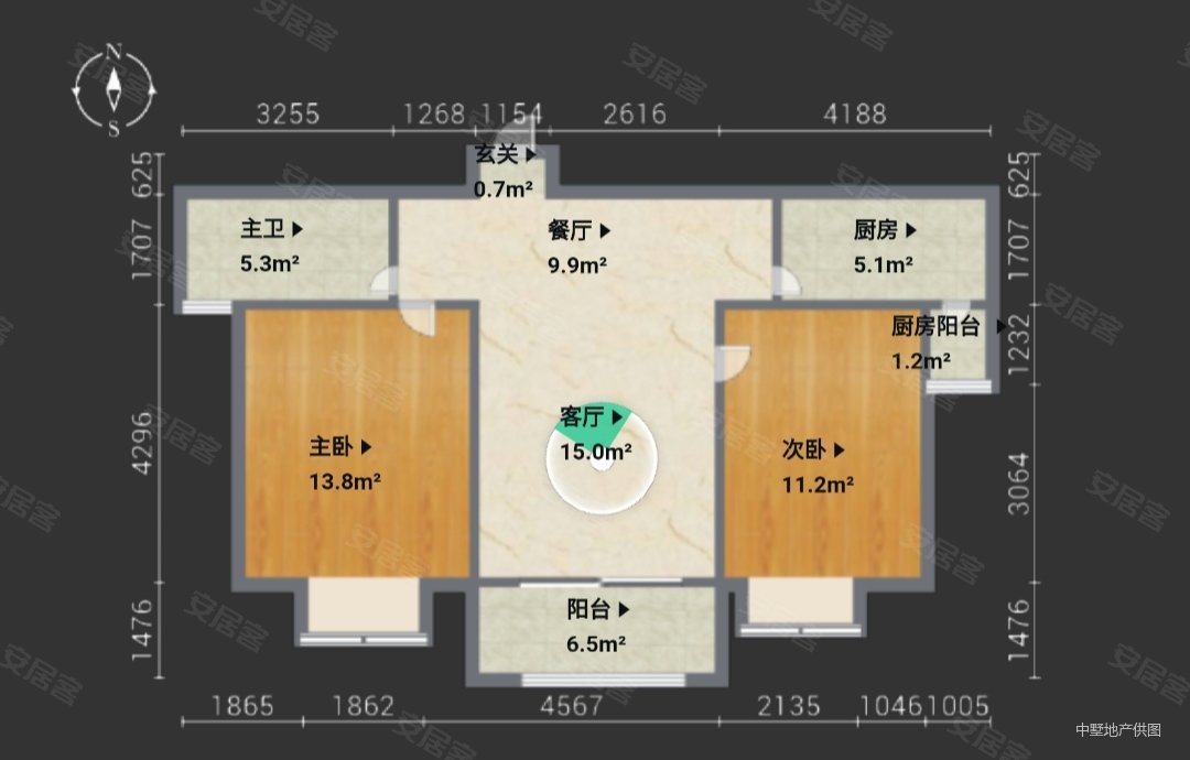 万象公馆户型图图片