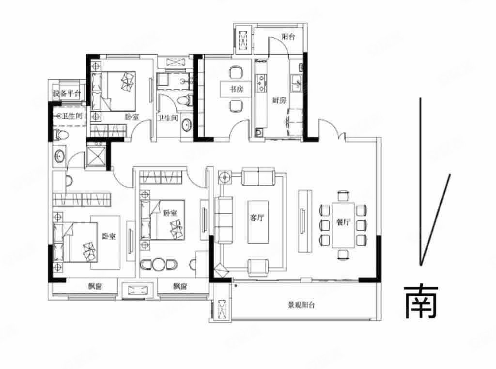 建业定鼎府五期二手房,206万,4室2厅,2卫,170平米-洛阳安居客