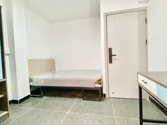 深圳宝安港隆城西乡天虹商场轻奢大单间可押一付一民水民电拎包入住电梯出租房源真实图片