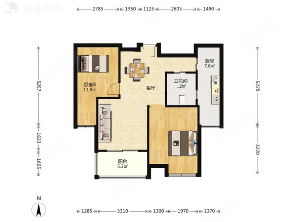 上海浦东川沙心圆西苑新上架,心圆西苑,电梯2房,实拍图,有车位出租