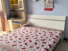 唐山古冶新林道押一付三400出租唐家庄社保局附近一室精装修。有2张床干净出租房源真实图片