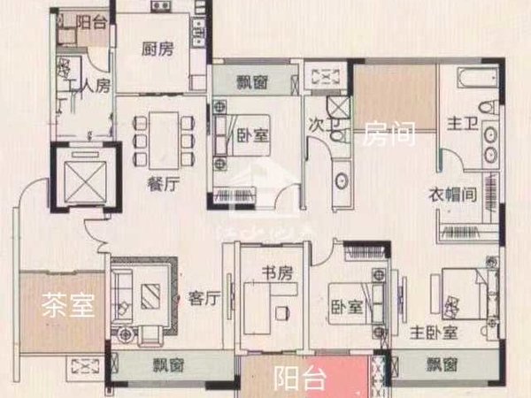 南宁青秀凤岭北荣和大地二组团阳光里荣和大地二组团景观大平层出租