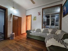 马鞍山花山幸福广场商圈成熟,低楼层,二室一厅,家电齐全,拎包入住,带院子出租房源真实图片