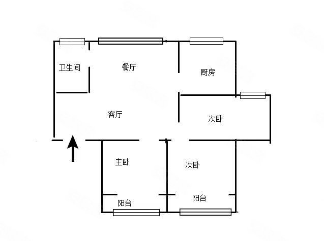 俊东广场俊东小区3室2厅2卫126㎡东南45万