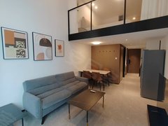 佛山顺德大良东区鸿坤复式公寓家私家电齐全密码看房出租房源真实图片