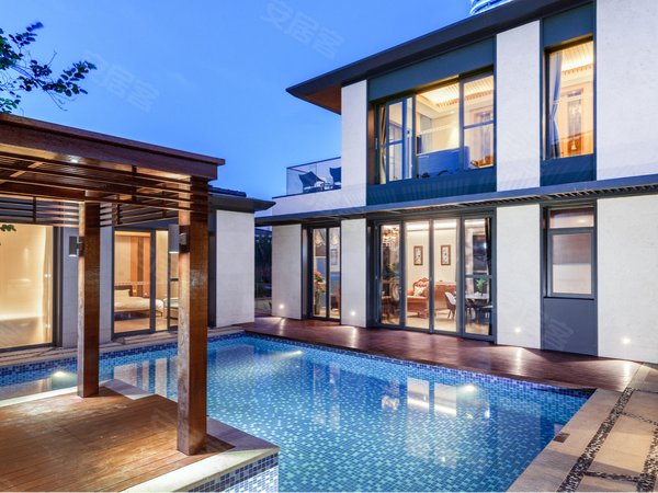 三亚海棠湾,棠岸豪华麣居独栋泳池别墅,可长租短租.