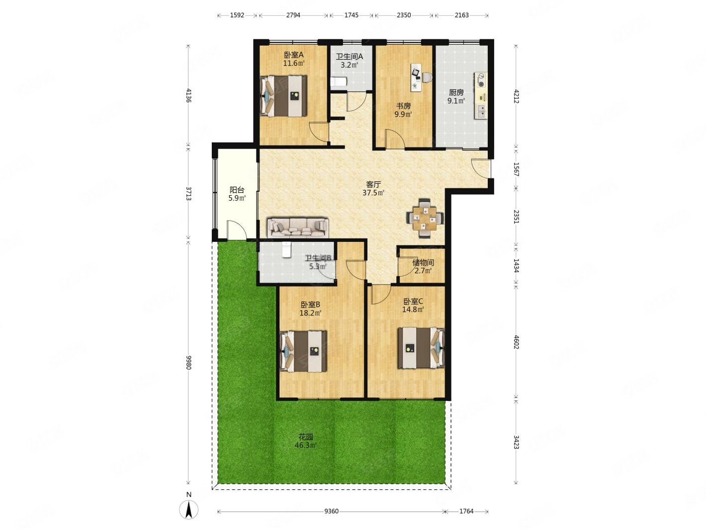 保利梧桐语 近药科 满五 采光充足 视野开阔 业主诚心出售