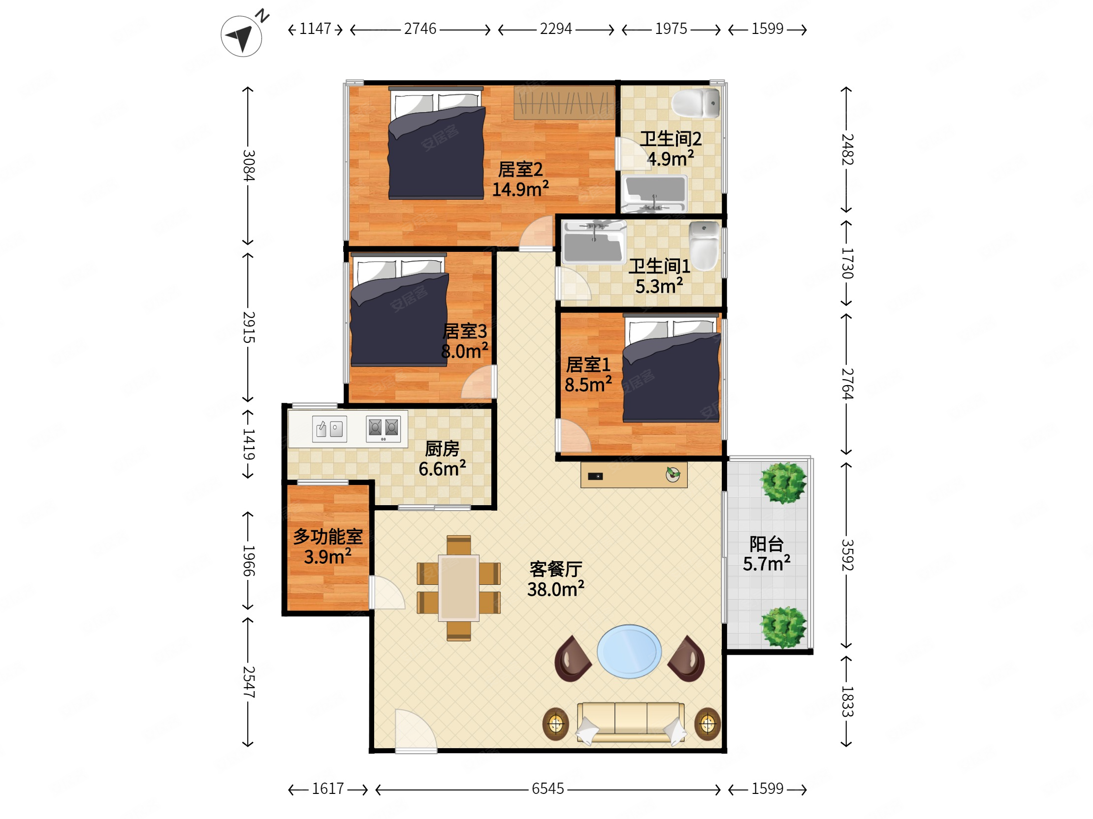 合正一期100平使用率豪装4房业主国外发展底价有惊喜