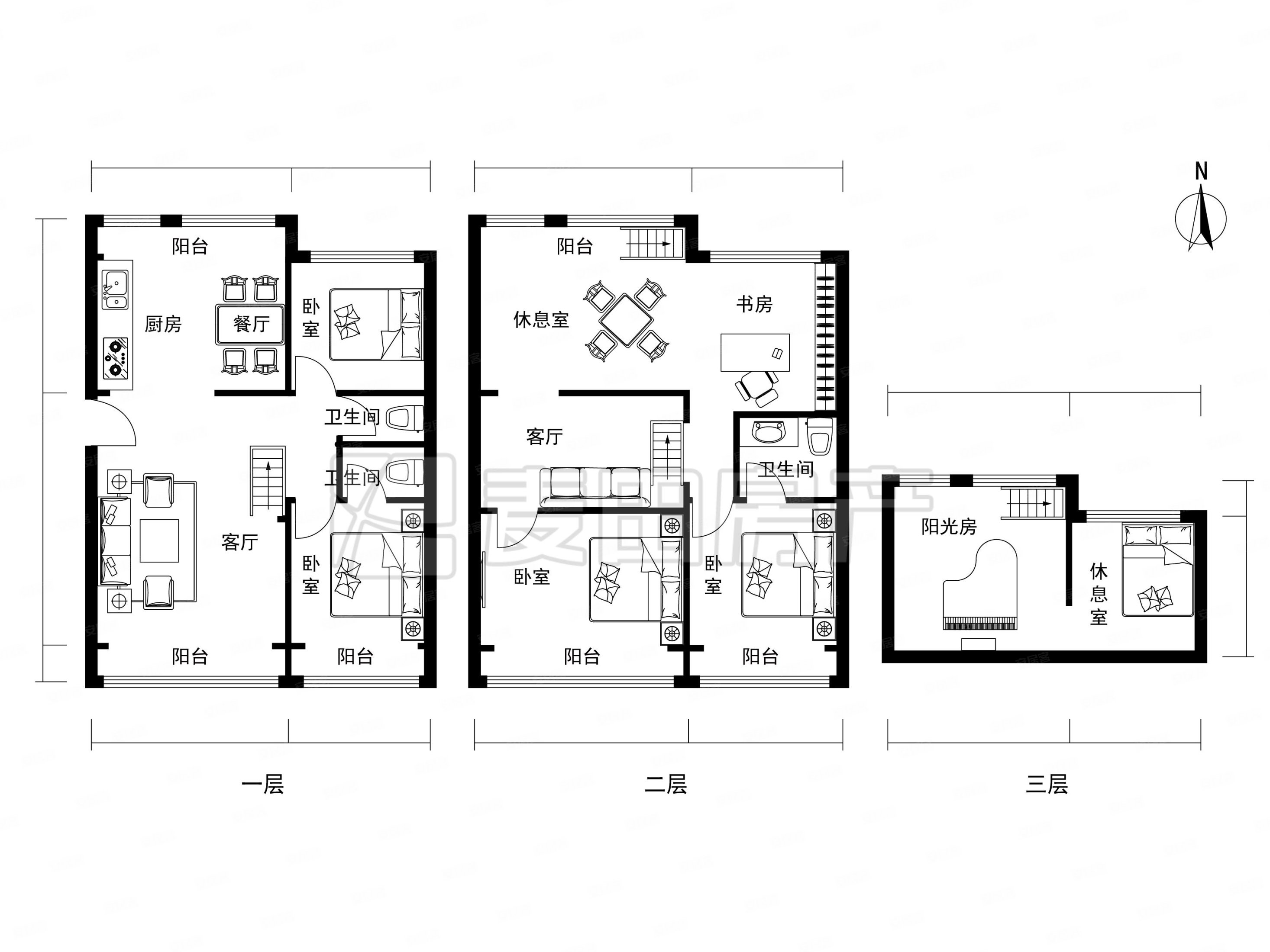 急售华馨公寓复式南北6居 带双车位 着急用钱 低价有惊喜,华馨公寓