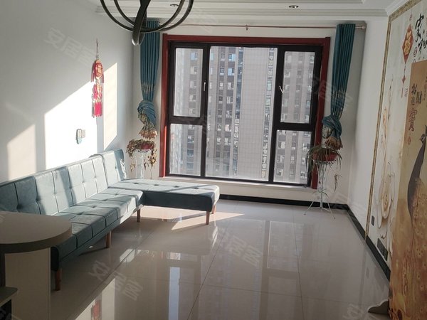 大同平城万达星港城星港城复式  两室两厅两卫  精装修领包入住 看房方便出租房源真实图片