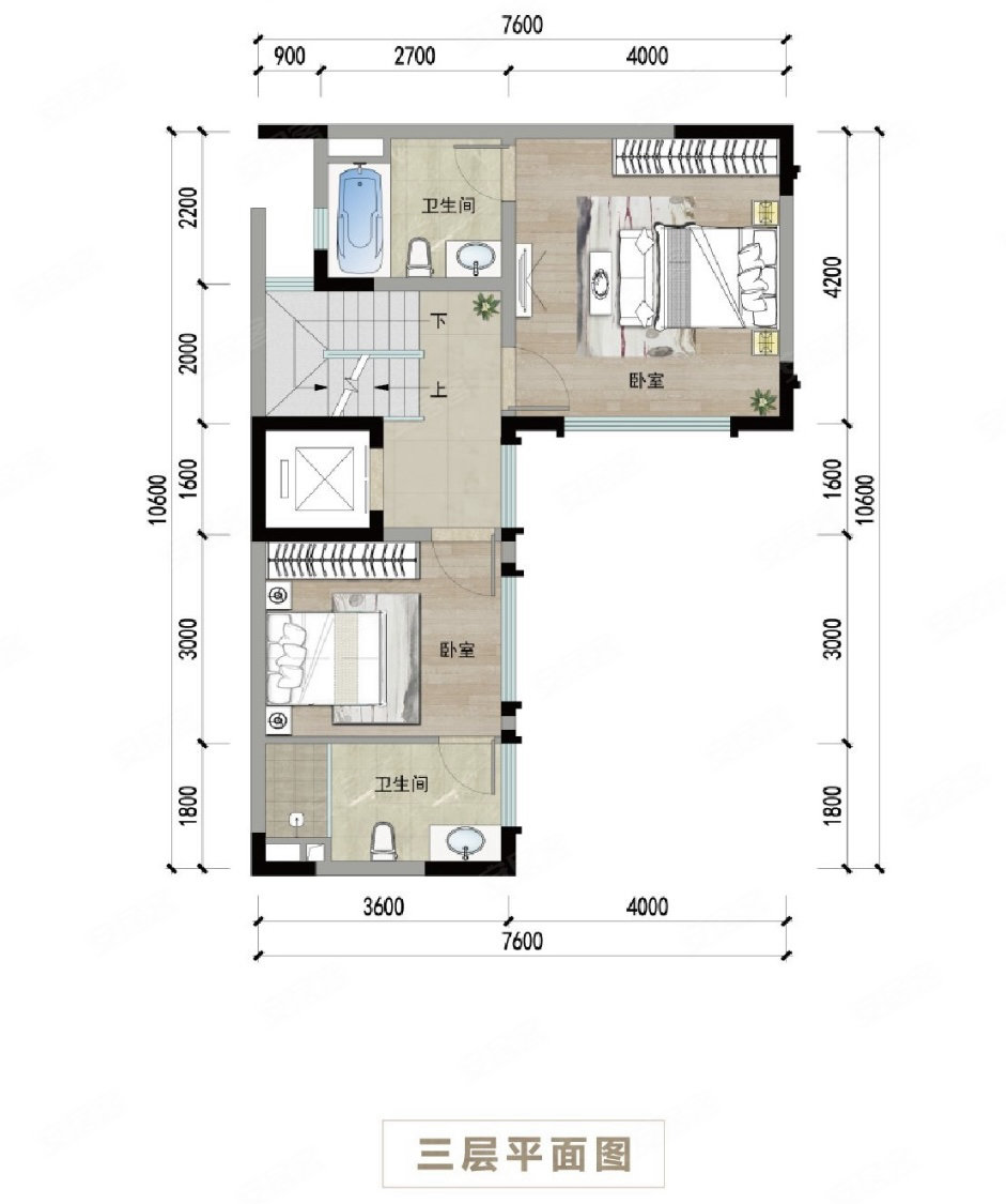 筑友玺珑湾5室3厅4卫280㎡西南519万