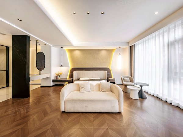 金华东阳横店秦宫壹号横店镇中心景区门口独栋别墅拎包入住现代风出租房源真实图片