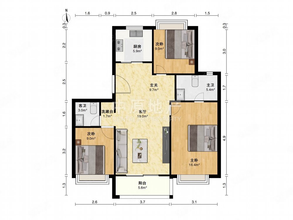 万科品质莱茵半岛精装修电梯洋房双卫停车方便环境优美