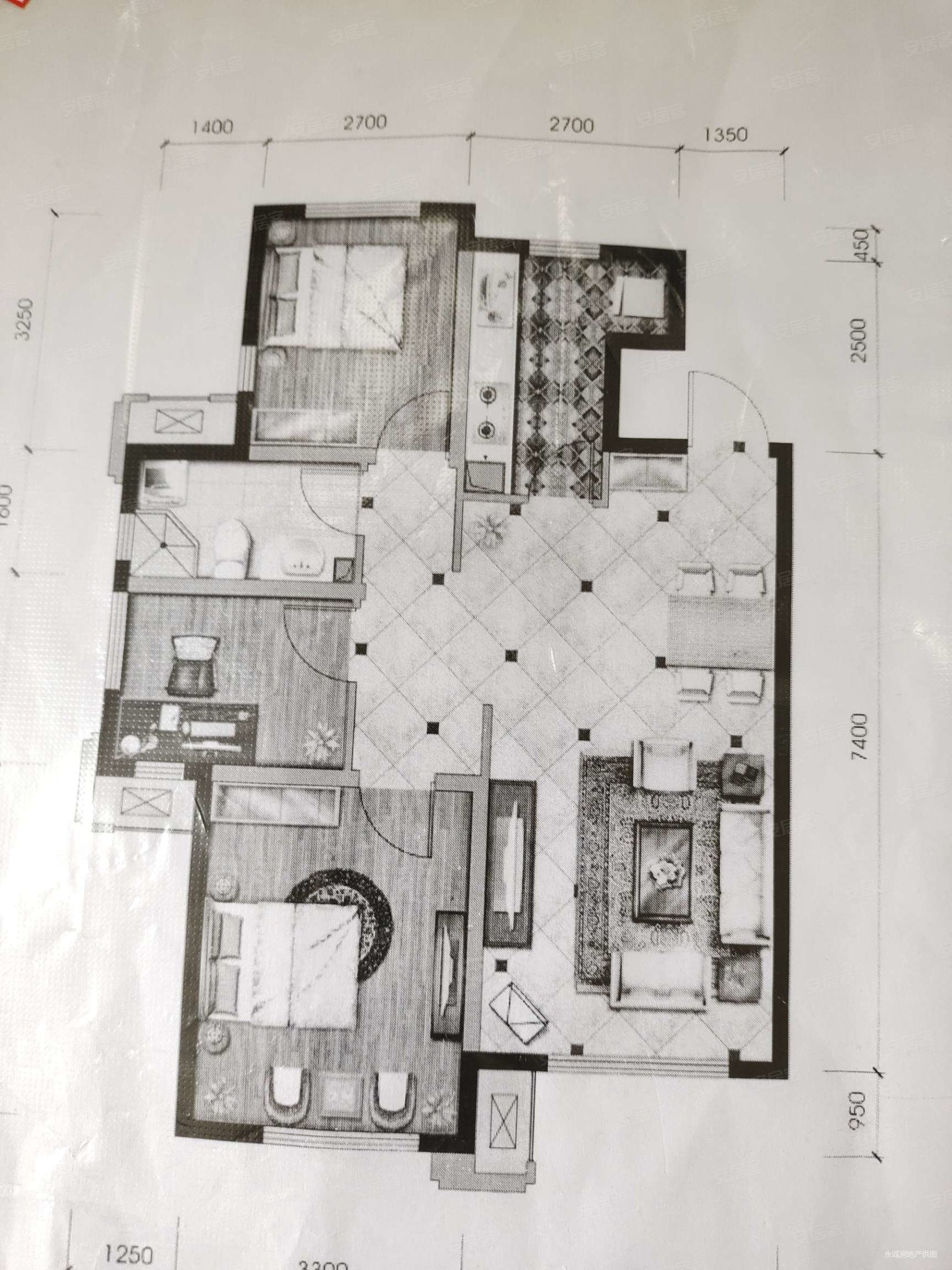 凤河孔雀城 商品房 刚需小三居 超低密度 满五 带电梯