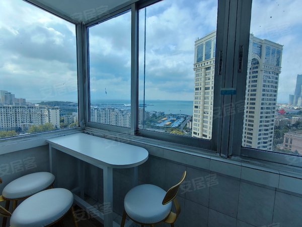 可短租银城大厦佳世客地铁远洋广场精装3居室 拎包入住,市南租房-青岛