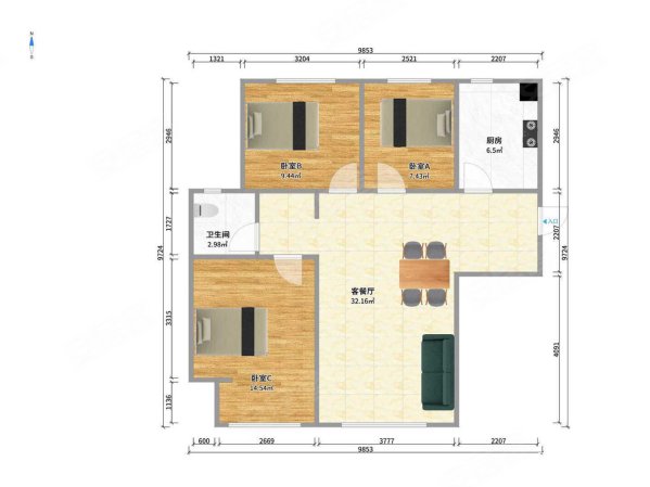 航天揽月湾看房方便价钱可谈房屋装修保持好诚心出售