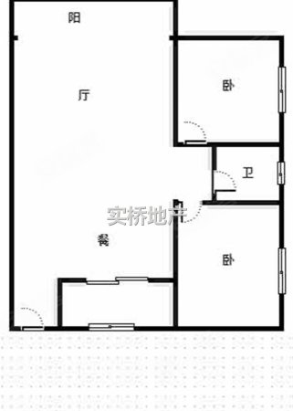 龙山山庄(一期)2室2厅1卫81.45㎡南北318万