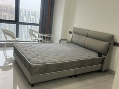 安康汉滨万达广场万达广场豪华精装公寓出租，一室一厅一卫，家具家电齐全出租房源真实图片