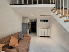 武汉江岸百步亭汉口幸福万象 家电齐全 现代风复式 智能家具 价格可谈出租房源真实图片