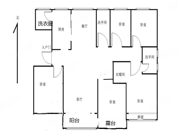 碧桂园天悦府二期5室2厅3卫260㎡南北235万