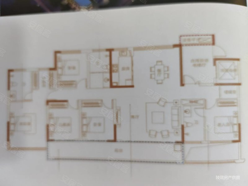 蔚蓝世纪(别墅)5室2厅3卫220㎡南北130万