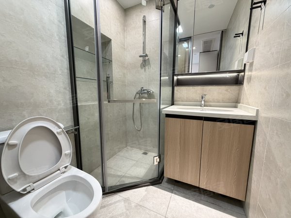 金华金东多湖富力三江都荟精品温馨一居室可看江景房租可月付民用电楼下生活设施配套齐全出租房源真实图片