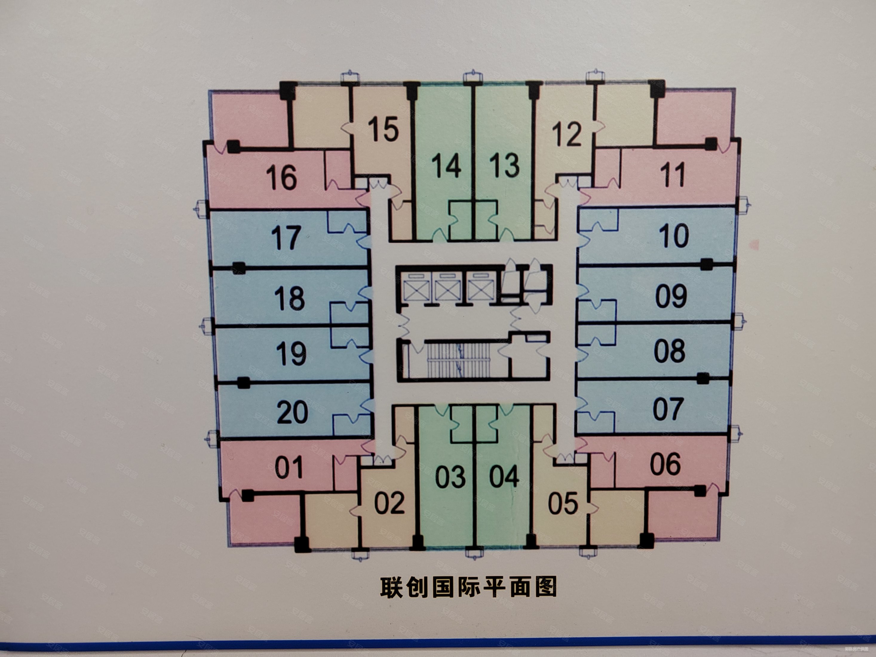 中惠广场(商住楼)1室1厅1卫54.17㎡西南180万