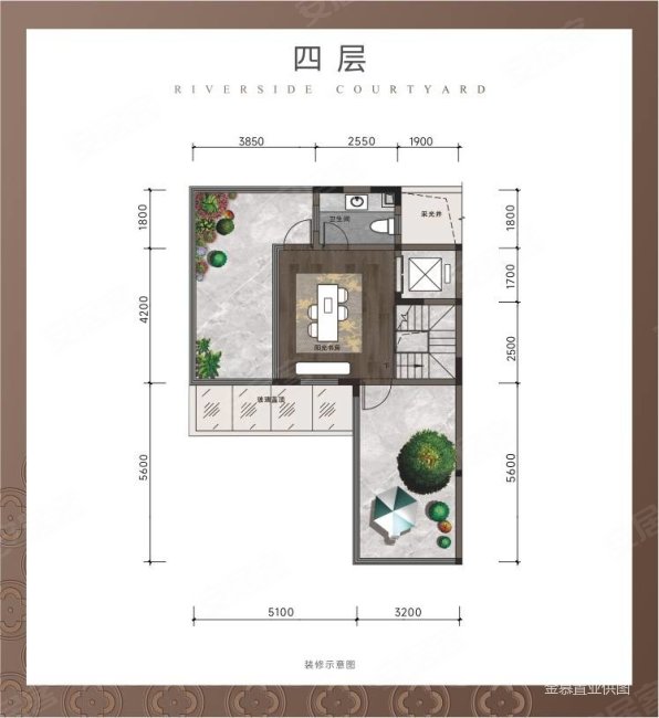 轨道御水江岸7室3厅7卫143㎡南北205万