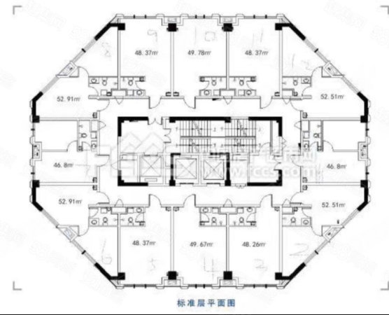 东兴商贸城1室2厅1卫120㎡南北71.11万