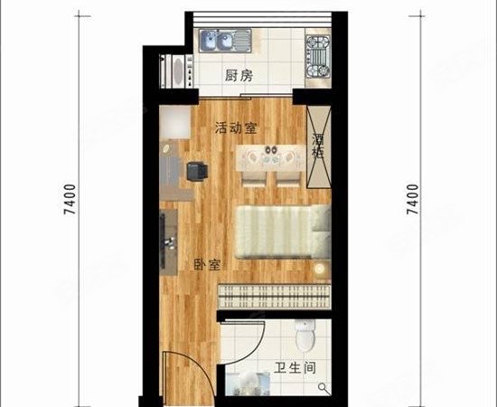 南联碧新路中肯大厦附近精装大单间电梯房采光通风好有燃气有阳台