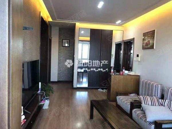 青年城邦两室一厅家电齐全使用55米电梯房封闭小区华能供热