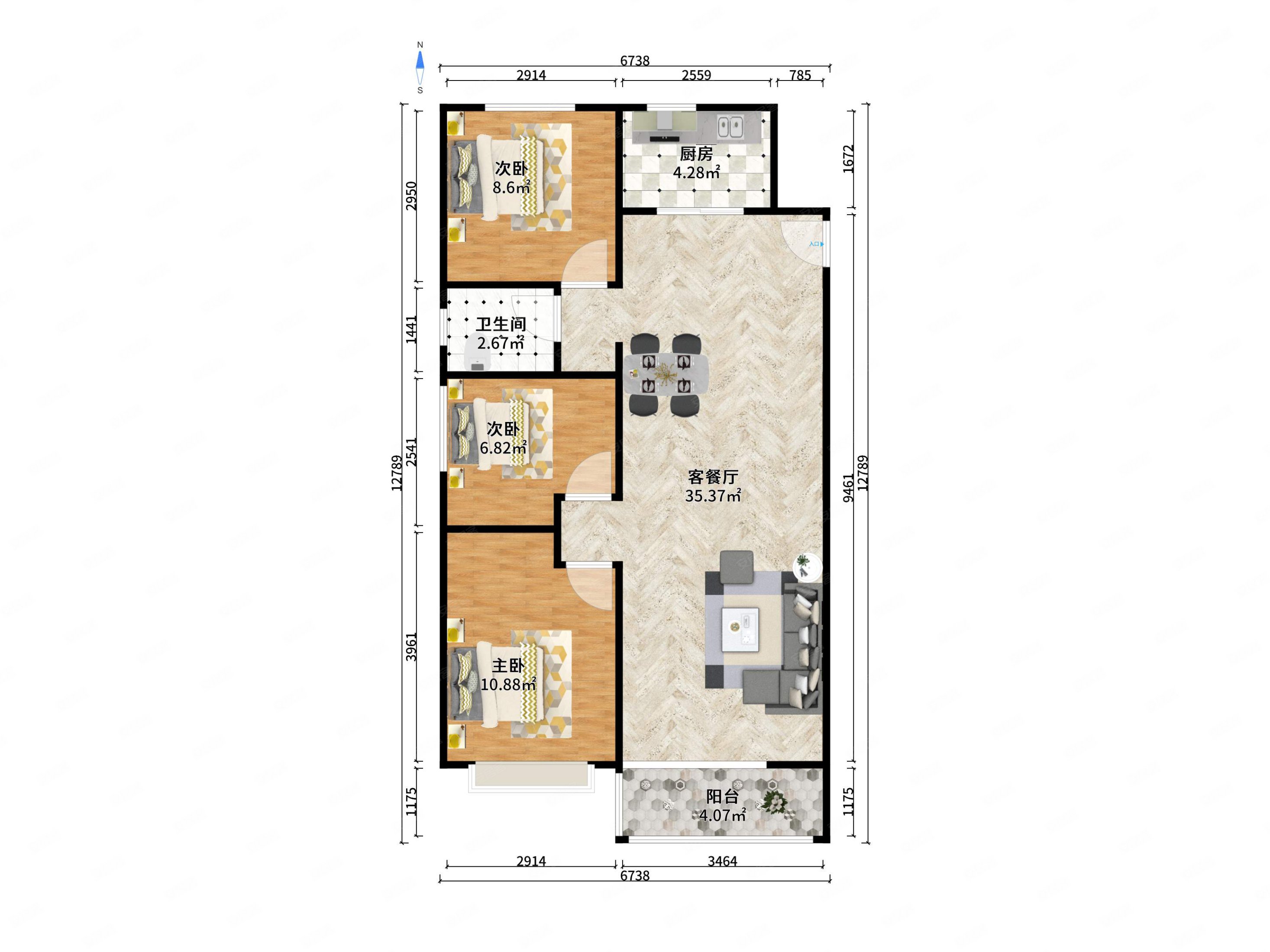 体北鲁能公馆 交通便利 豪华设计 商圈成熟 随时可看,体北鲁能公馆