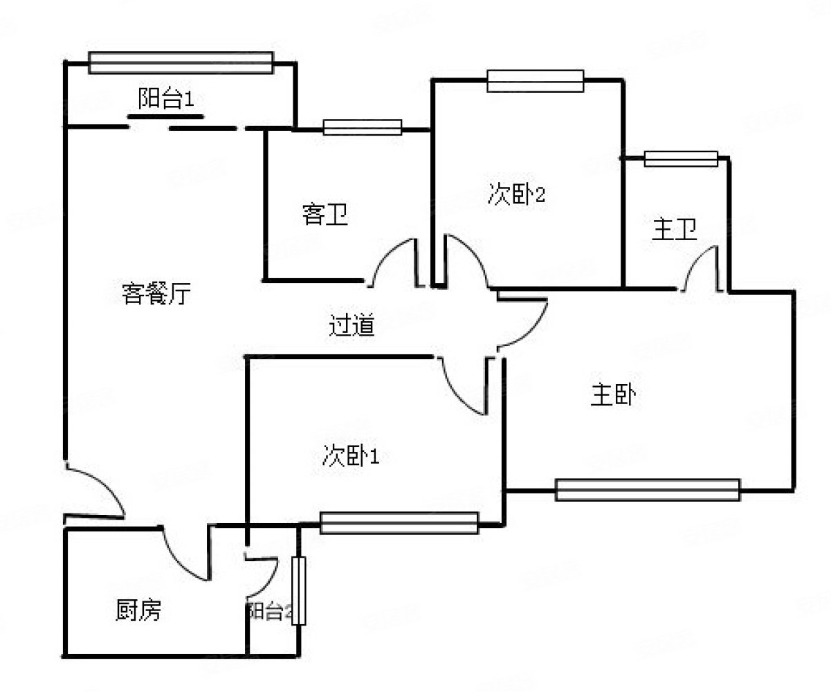 包税低出市场价30w满京华云著精装3房2卫随时看房