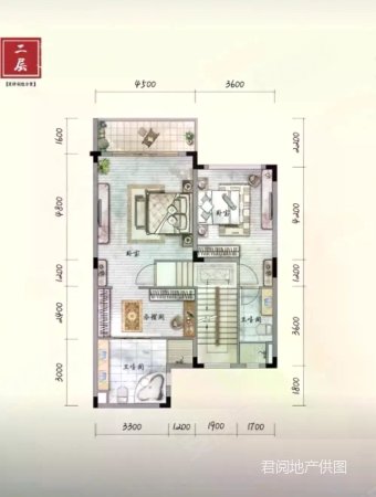 碧桂园映月台(别墅)5室2厅5卫208.8㎡南北390万