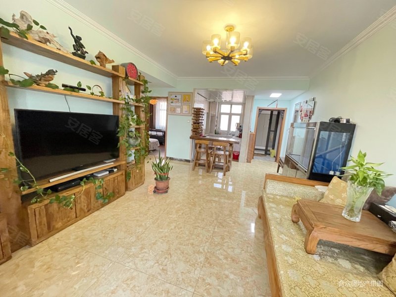 学畔馨园通透精装银角没住过90平两室电梯无遮挡72万